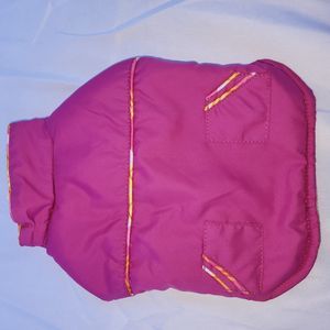 Dog's Pink Fall Lightweight Coat